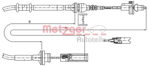 METZGER SEILZUG, KUPPLUNGSBETÄTIGUNG 462.3 