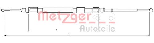 METZGER SEILZUG, FESTSTELLBREMSE 10.4157 