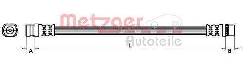 METZGER BREMSSCHLAUCH 4110214 