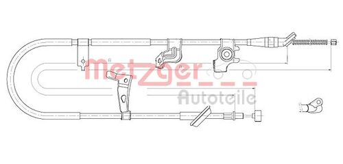 METZGER SEILZUG, FESTSTELLBREMSE 17.5061 