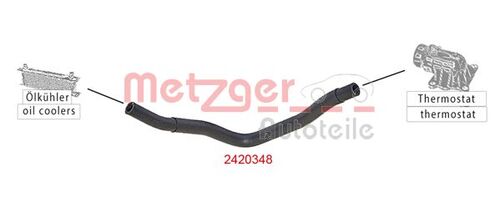 METZGER KÜHLERSCHLAUCH 2420348 