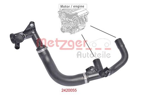 METZGER KÜHLERSCHLAUCH 2420055 