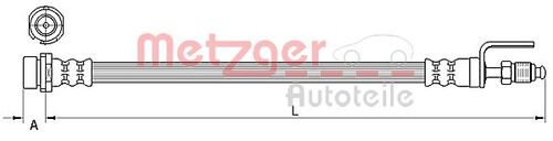 METZGER BREMSSCHLAUCH 4111334 