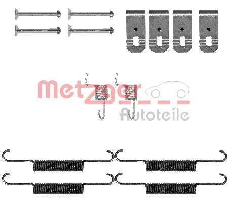 METZGER ZUBEHÖRSATZ, FESTSTELLBREMSBACKEN 105-0895 