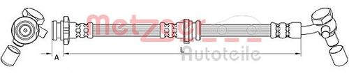 METZGER BREMSSCHLAUCH 4111582 