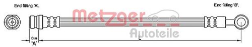 METZGER BREMSSCHLAUCH 4110194 