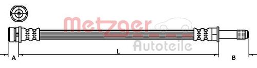 METZGER BREMSSCHLAUCH 4110449 