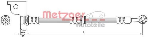 METZGER BREMSSCHLAUCH 4110138 