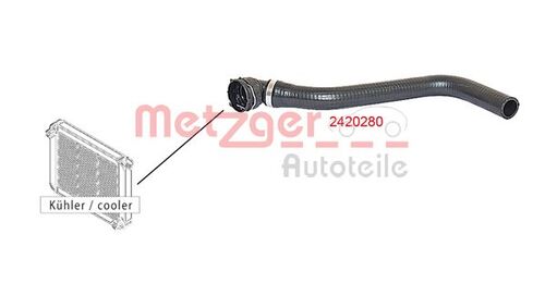 METZGER KÜHLERSCHLAUCH 2420280 