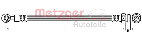 METZGER BREMSSCHLAUCH 4111030 