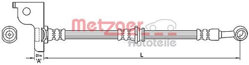 METZGER BREMSSCHLAUCH 4110139 