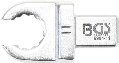 BGS Einsteck-Ringschlüssel | offen | 11 mm | Aufnahme 9 x 12 mm 6904-11 