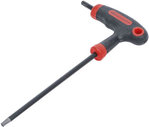 BGS Schraubendreher mit T-Griff und seitlicher Klinge | T-Profil (für Torx) mit/ohne Bohrung T20 7880-T20 