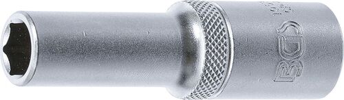 BGS Steckschlüssel-Einsatz Sechskant, tief | Antrieb Innenvierkant 12,5 mm (1/2