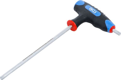 BGS Schraubendreher mit T-Griff und seitlicher Klinge | T-Profil (für Torx) T30 4010-15 