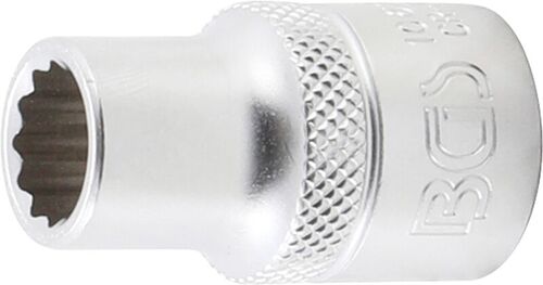 BGS Steckschlüssel-Einsatz Zwölfkant | Antrieb Innenvierkant 12,5 mm (1/2
