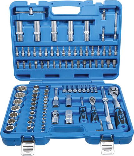 BGS Steckschlüssel-Satz Wellenprofil | Antrieb 6,3 mm (1/4