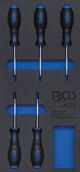 BGS Werkstattwageneinlage 1/3: Schraubendreher T-Profil (für Torx) | 5-tlg. 4076 
