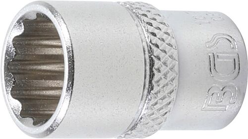 BGS Steckschlüssel-Einsatz Zwölfkant | Antrieb Innenvierkant 6,3 mm (1/4