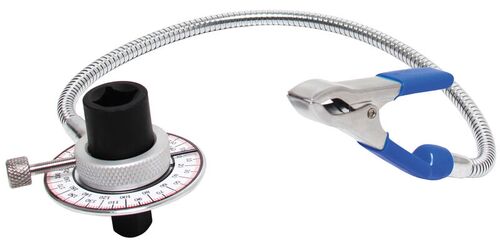 BGS Drehwinkel-Messgerät mit Cliparm | Antrieb Innenvierkant 12,5 mm (1/2
