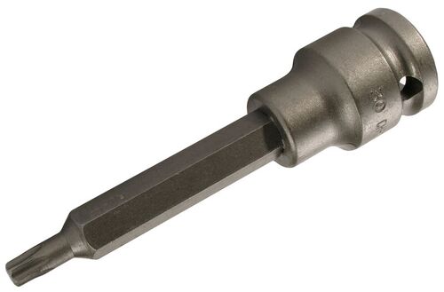 BGS Kraft-Bit-Einsatz | Länge 100 mm | Antrieb Innenvierkant 12,5 mm (1/2