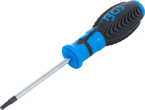 BGS Schraubendreher | T-Profil (für Torx) mit Bohrung T20 | Klingenlänge 80 mm 7849-T20 