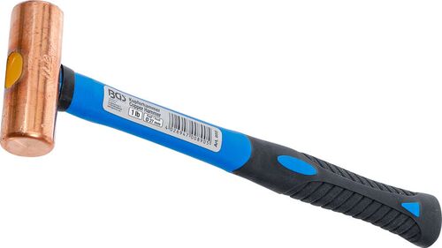 BGS Kupferhammer | Fiberglasstiel | Ø 27 mm | 454 g (1 lb) - Kopf 890 