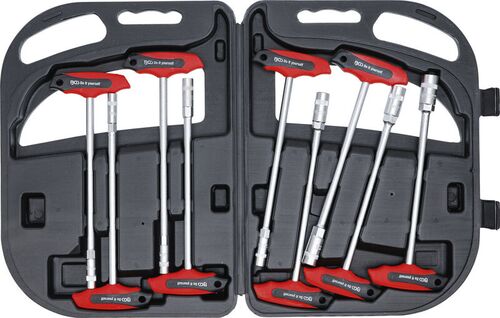 BGS Steckschlüssel-Satz mit T-Griff | SW 6 - 14 mm | 9-tlg. 7881 