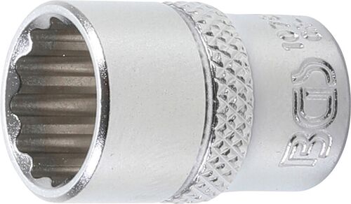 BGS Steckschlüssel-Einsatz Zwölfkant | Antrieb Innenvierkant 6,3 mm (1/4
