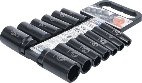 BGS Kraft-Steckschlüssel-Einsatz-Satz | Antrieb 12,5 mm (1/2