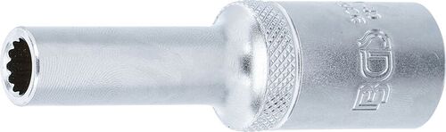 BGS Steckschlüssel-Einsatz Zwölfkant, tief | Antrieb Innenvierkant 12,5 mm (1/2