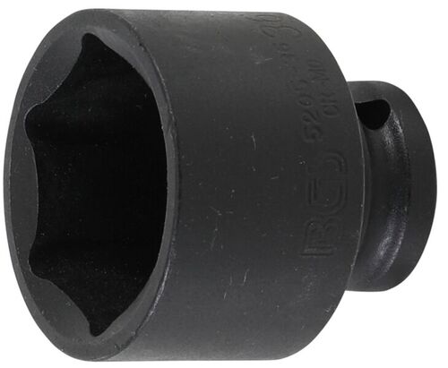 BGS Kraft-Steckschlüssel-Einsatz Sechskant | Antrieb Innenvierkant 12,5 mm (1/2
