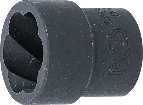 BGS Spiral-Profil-Steckschlüssel-Einsatz / Schraubenausdreher | Antrieb Innenvierkant 12,5 mm (1/2