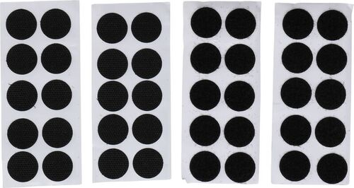 BGS Klettpunkte | selbstklebend | schwarz | 40-tlg. 80557 
