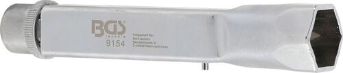 BGS Zündkerzen-Einsatz | 3-stufig ausziehbar | Antrieb Innenvierkant 10 mm (3/8