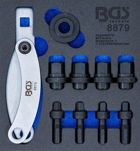 BGS Werkstattwageneinlage 1/6: Radbolzen-Montage-Satz 8879 
