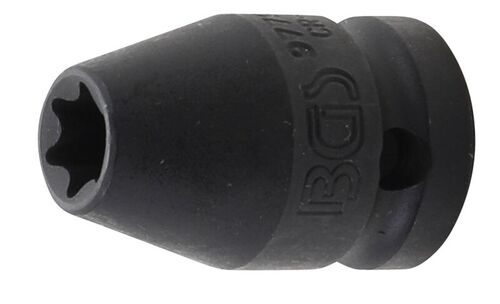 BGS Kraft-Steckschlüssel-Einsatz E-Profil | Antrieb Innenvierkant 12,5 mm (1/2