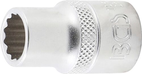 BGS Steckschlüssel-Einsatz Zwölfkant | Antrieb Innenvierkant 12,5 mm (1/2