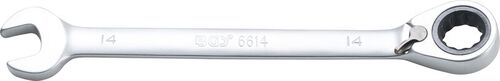 BGS Ratschenring-Maulschlüssel | umschaltbar | SW 14 mm 6614 