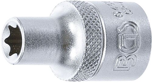 BGS Steckschlüssel-Einsatz E-Profil | Antrieb Innenvierkant 12,5 mm (1/2