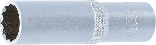 BGS Steckschlüssel-Einsatz Zwölfkant, tief | Antrieb Innenvierkant 12,5 mm (1/2