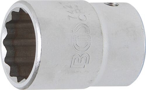 BGS Steckschlüssel-Einsatz Zwölfkant | Antrieb Innenvierkant 20 mm (3/4