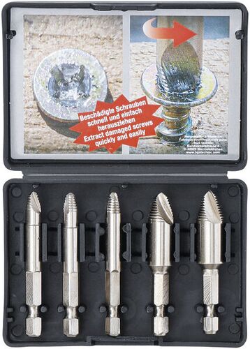 BGS Schraubenausdreher-Satz | #0 - #3 | 5-tlg. 50410 