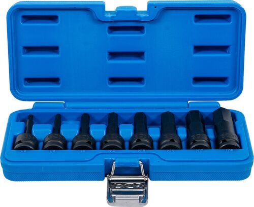 BGS Kraft-Bit-Einsatz-Satz | Antrieb Innenvierkant 12,5 mm (1/2