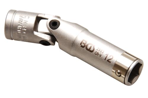 BGS Glühkerzen-Gelenk-Einsatz Sechskant | Antrieb Innenvierkant 10 mm (3/8