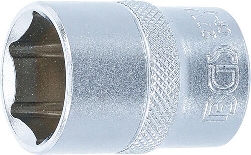 BGS Steckschlüssel-Einsatz Sechskant | Antrieb Innenvierkant 12,5 mm (1/2