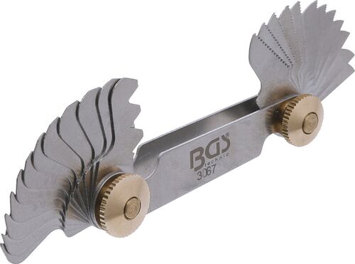 BGS Gewindeschablone | 24 Blatt | metrisch 0,25 - 6,00 mm 3067 