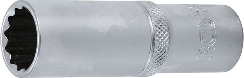 BGS Steckschlüssel-Einsatz Zwölfkant, tief | Antrieb Innenvierkant 12,5 mm (1/2