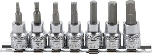 BGS Bit-Einsatz-Satz | Antrieb Innenvierkant 10 mm (3/8