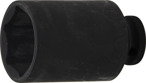 BGS Kraft-Steckschlüssel-Einsatz Sechskant, tief | Antrieb Innenvierkant 12,5 mm (1/2